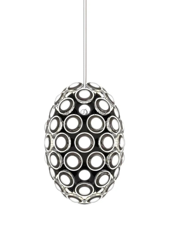 Modern Art Egg-shaped Chandelier Iconic Eyes LED Pendant Light For Dining Room/Living Room