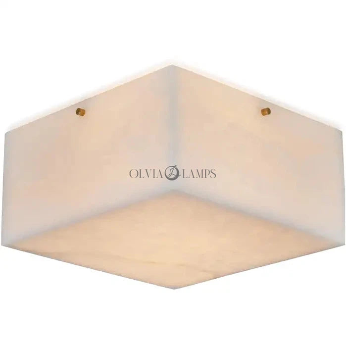 Large 'Titan 4' Alabaster Wall or Ceiling Lamp