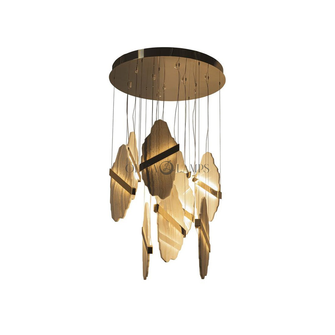 Rock Alabaster Chandelier