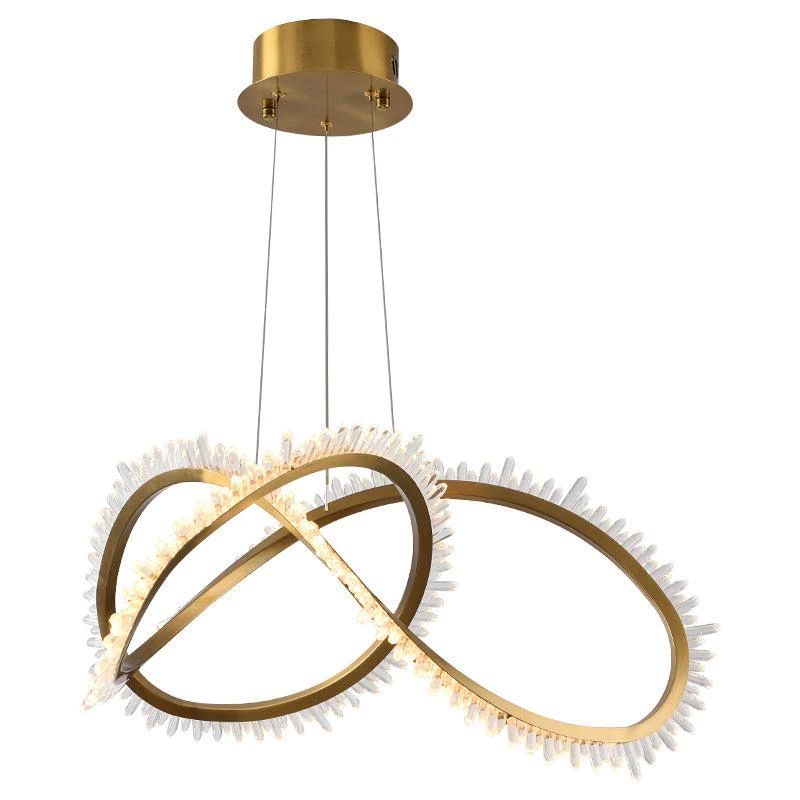 Olivia Leti Crystal Ring Chandelier