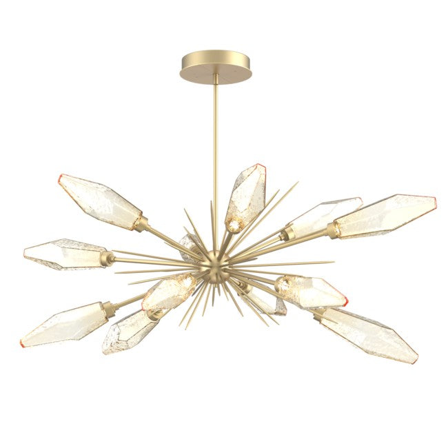 Rock Crystal Oval Chandelier 53.5‘’