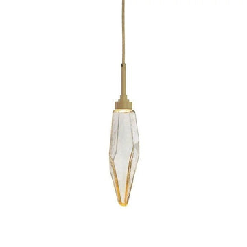 Rock Crystal Pendant light