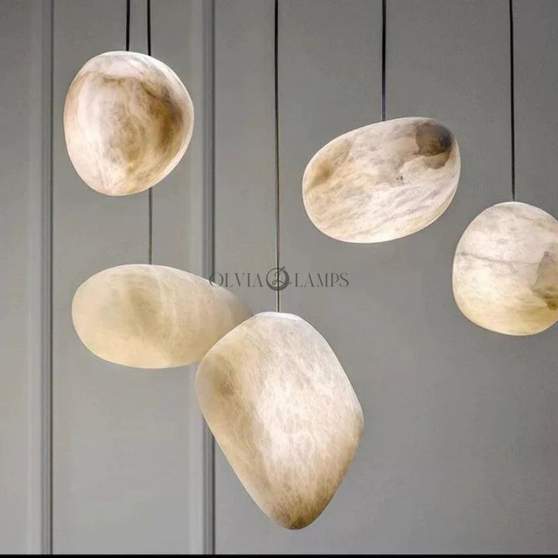 Alabaster Stone Pendant 4 sizes