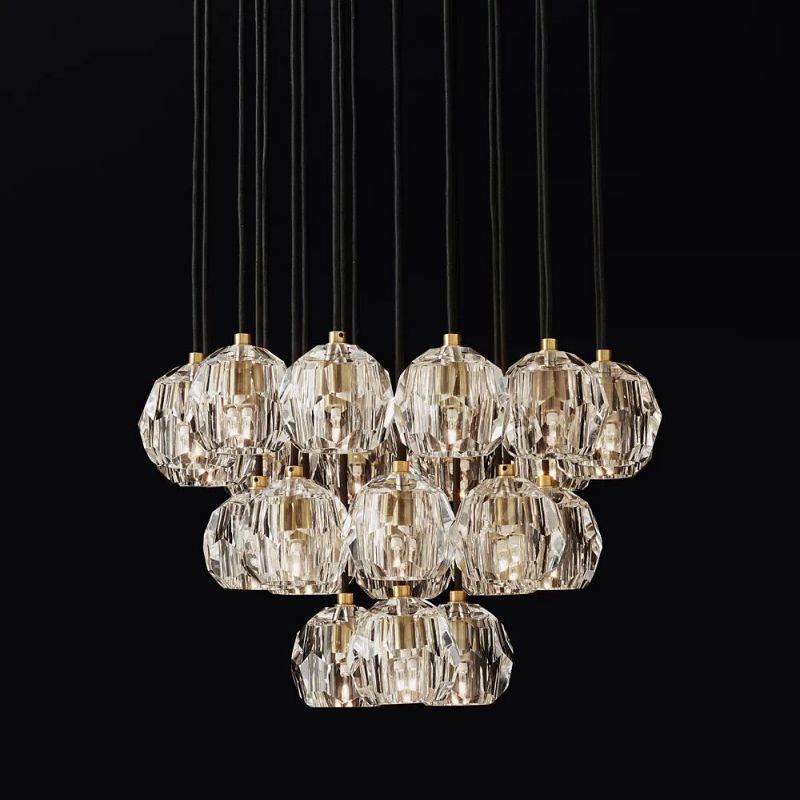 Boule De CristalCluster Round Chandelier 24"