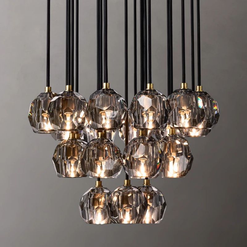 Boule De CristalCluster Round Chandelier 24"