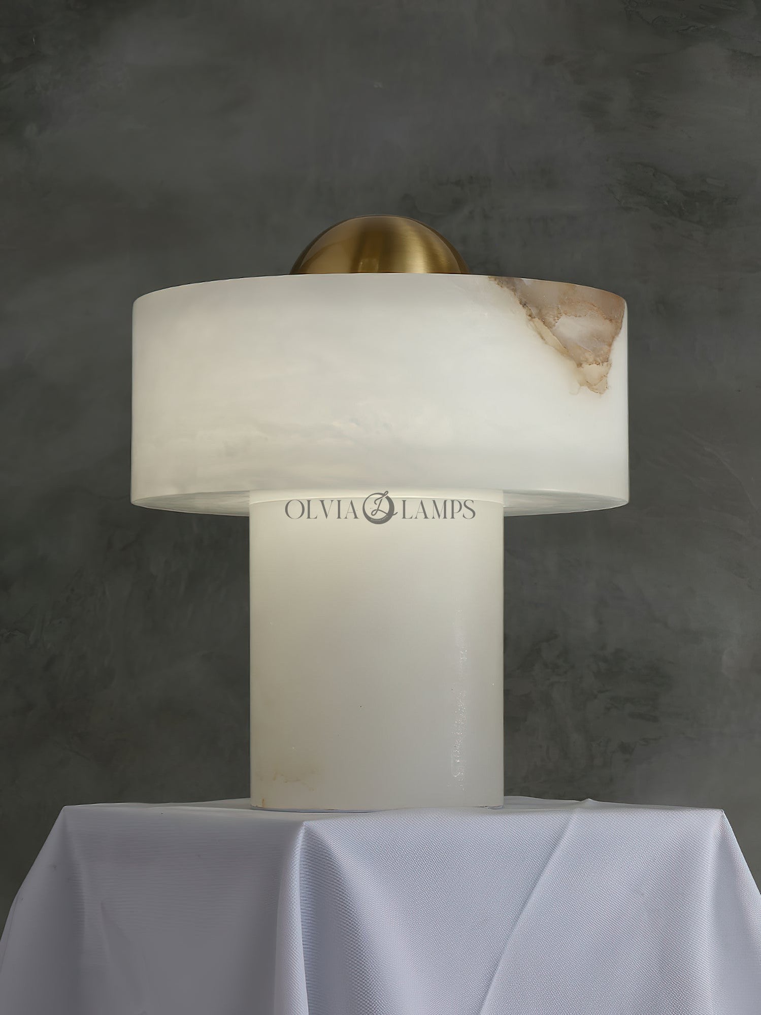 Stone Alabaster Table Light