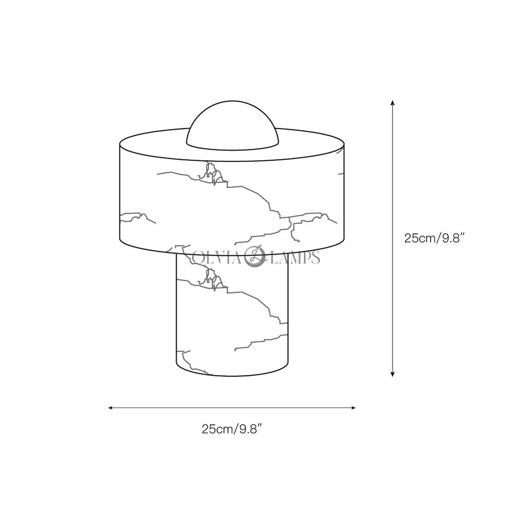 Stone Alabaster Table Light