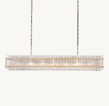 Olivialamps Sun Marco  Recatangular  Chandelier 72"