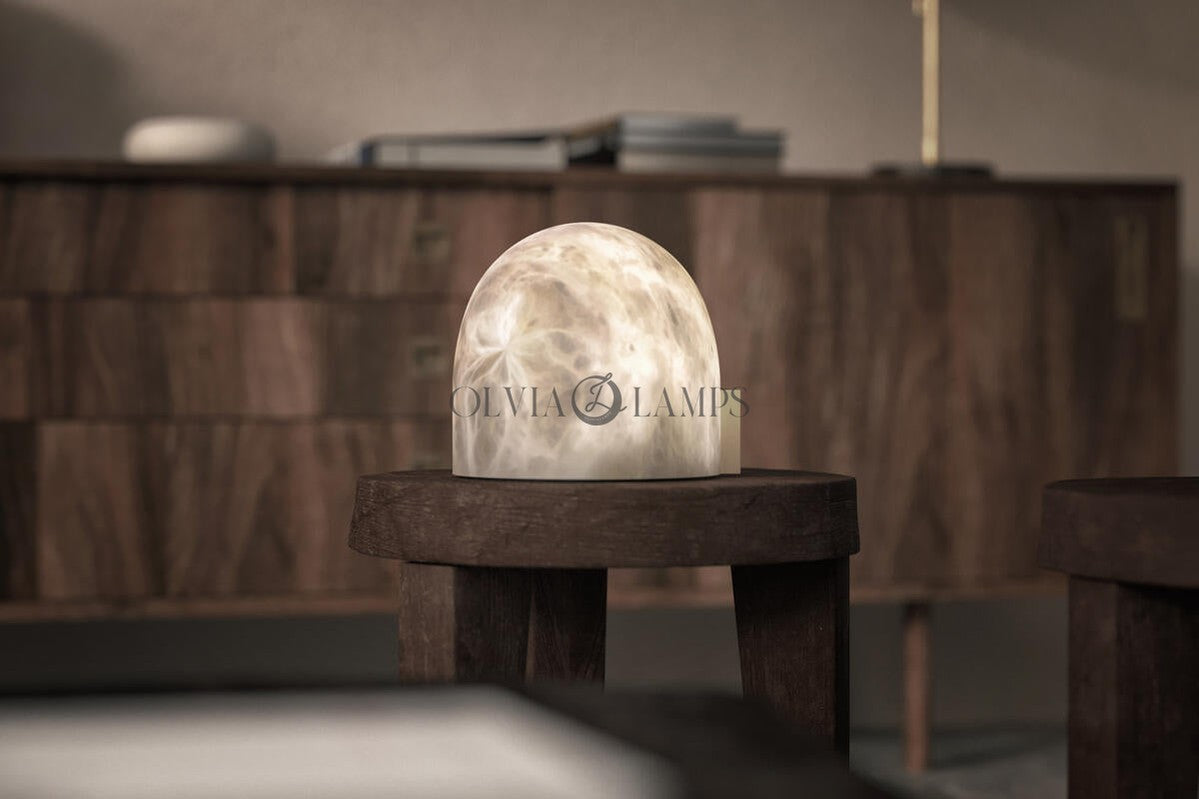 Mona Alabaster Table Lamp