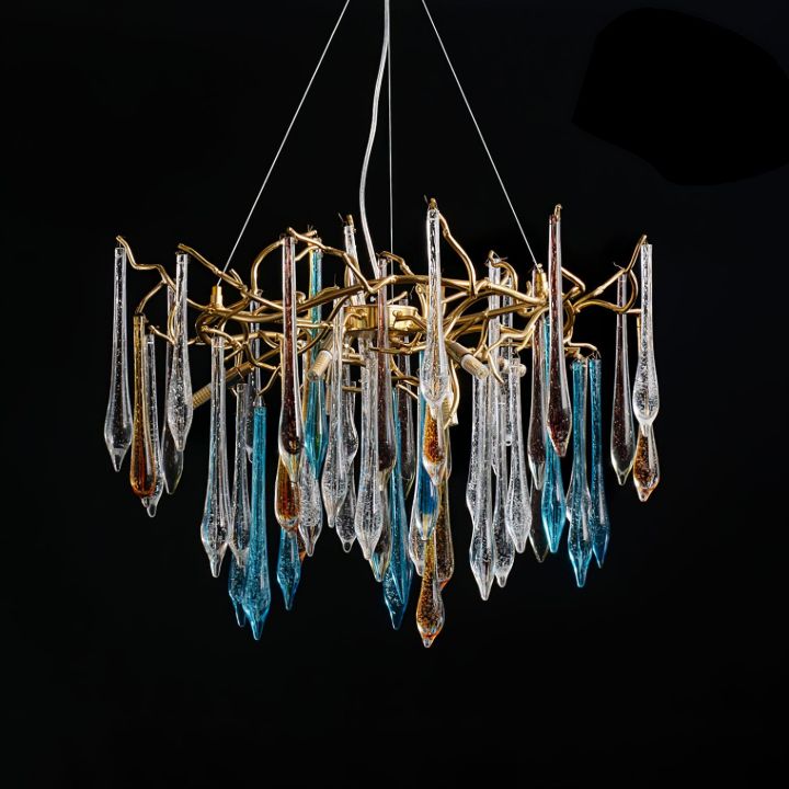 Teardrop Crystal Chandelier