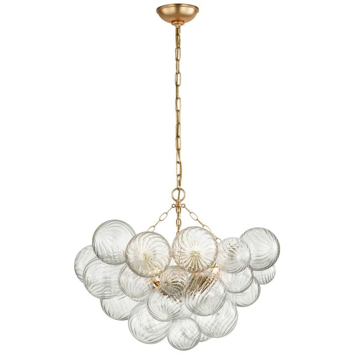 Toska Glass Chandelier, Modern Chandelier Lamp Pendant For Dining Room