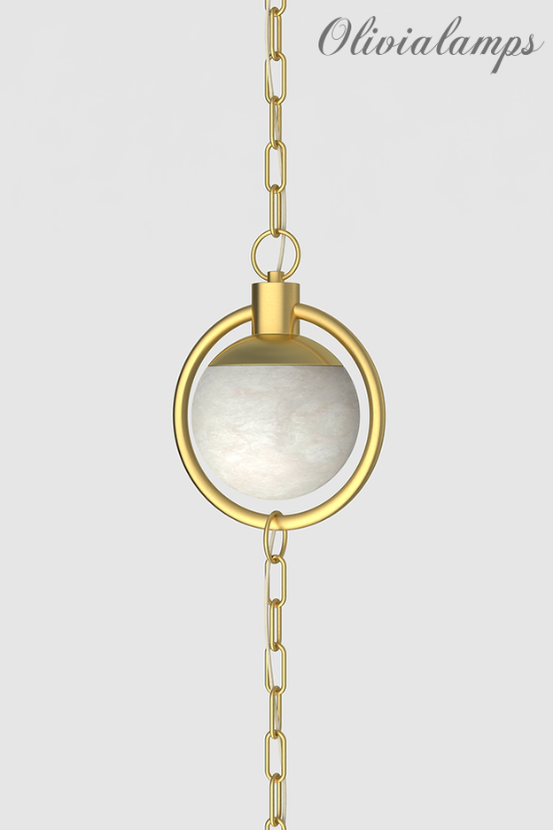 Trenato Alabaster Chandelier 6