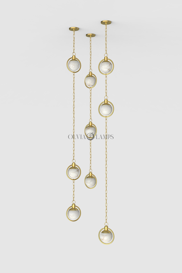 Trenato Alabaster Chandelier