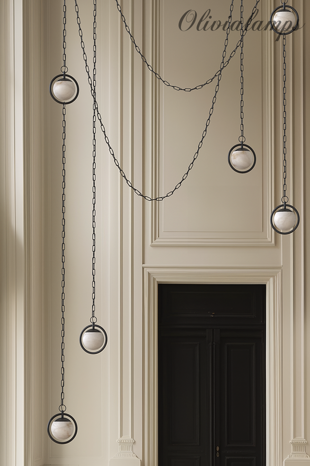 Trenato Alabaster Chandelier 6