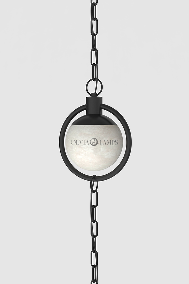 Trenato Alabaster Chandelier 5-chains