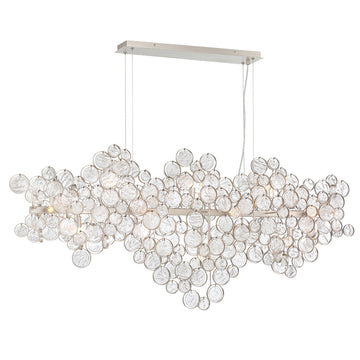 Mirella Trento Clustered Glass Linear Chandelier