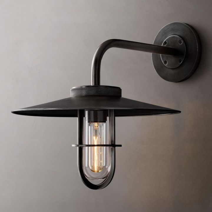 Olivia Utilitairial Outdoor Sconce