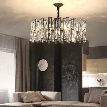 Olivia Palo Crystal Round Chandelier