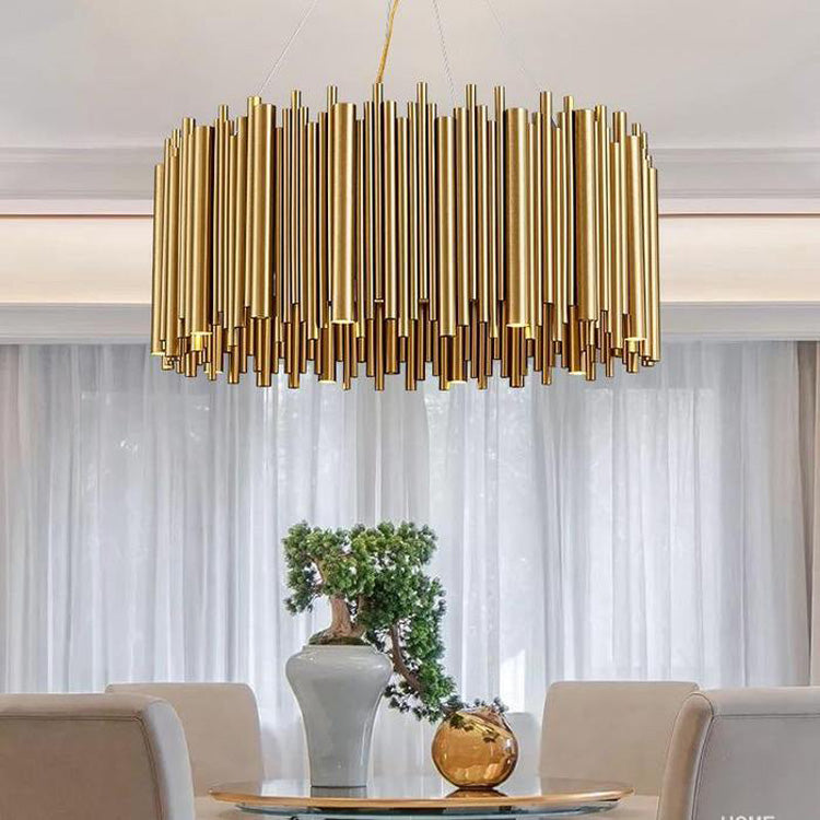 Olivia Stainless Steel Chandelier