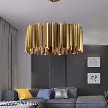 Olivia Stainless Steel Chandelier