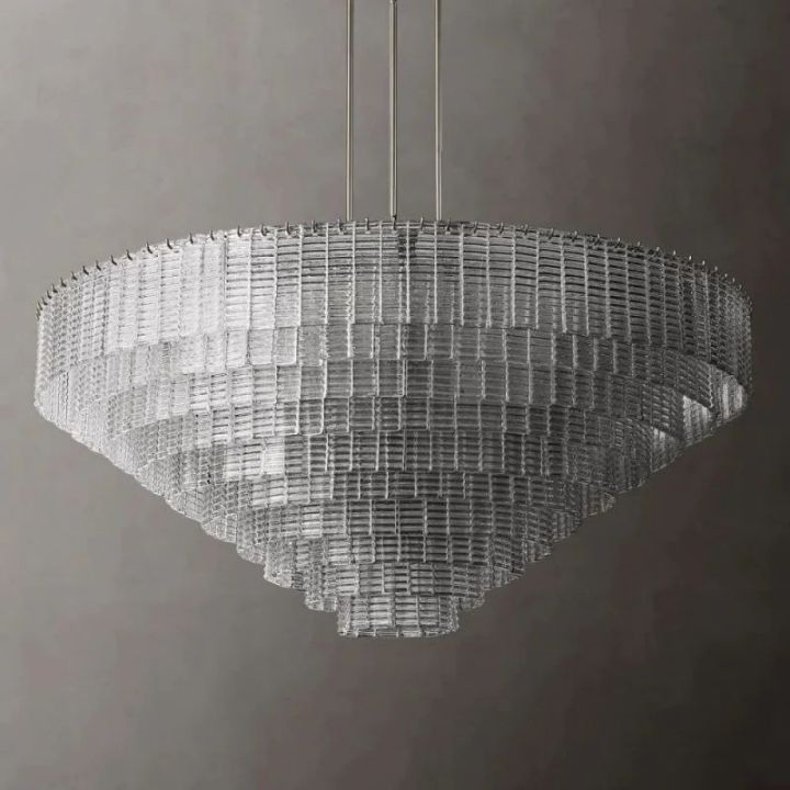 Viraag Clear Round Chandelier 65"