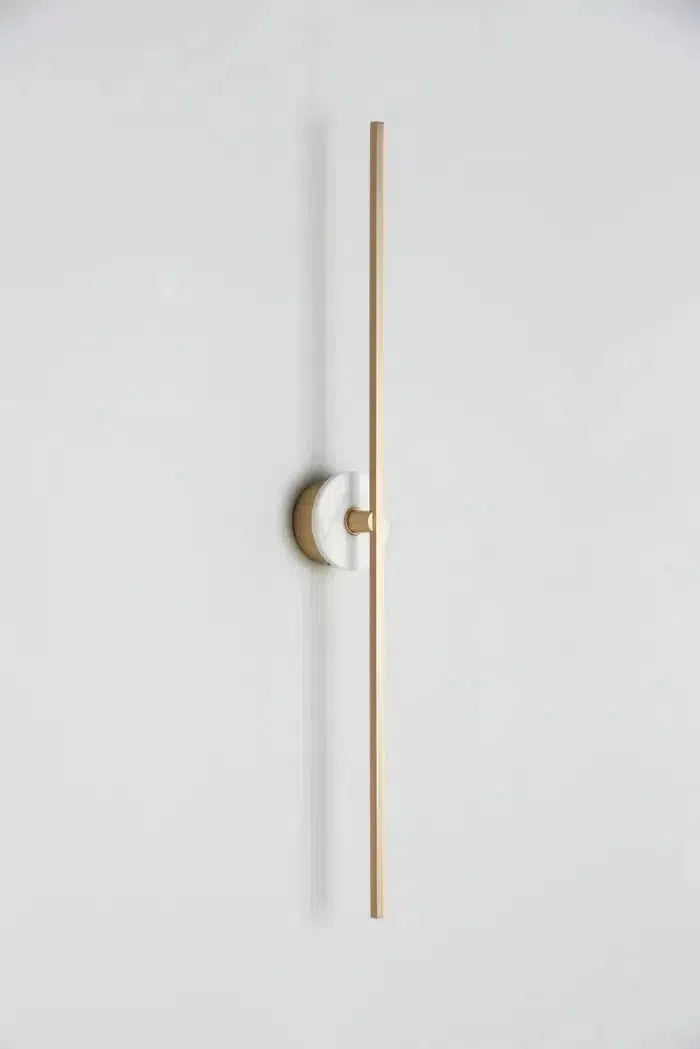 Long Wall Sconce With Alabaster