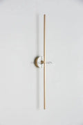 Long Wall Sconce With Alabaster