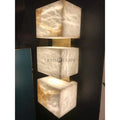 Alabaster Cubes Wall Sconce