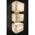 Alabaster Cubes Wall Sconce