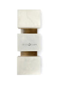 Alabaster Cubes Wall Sconce