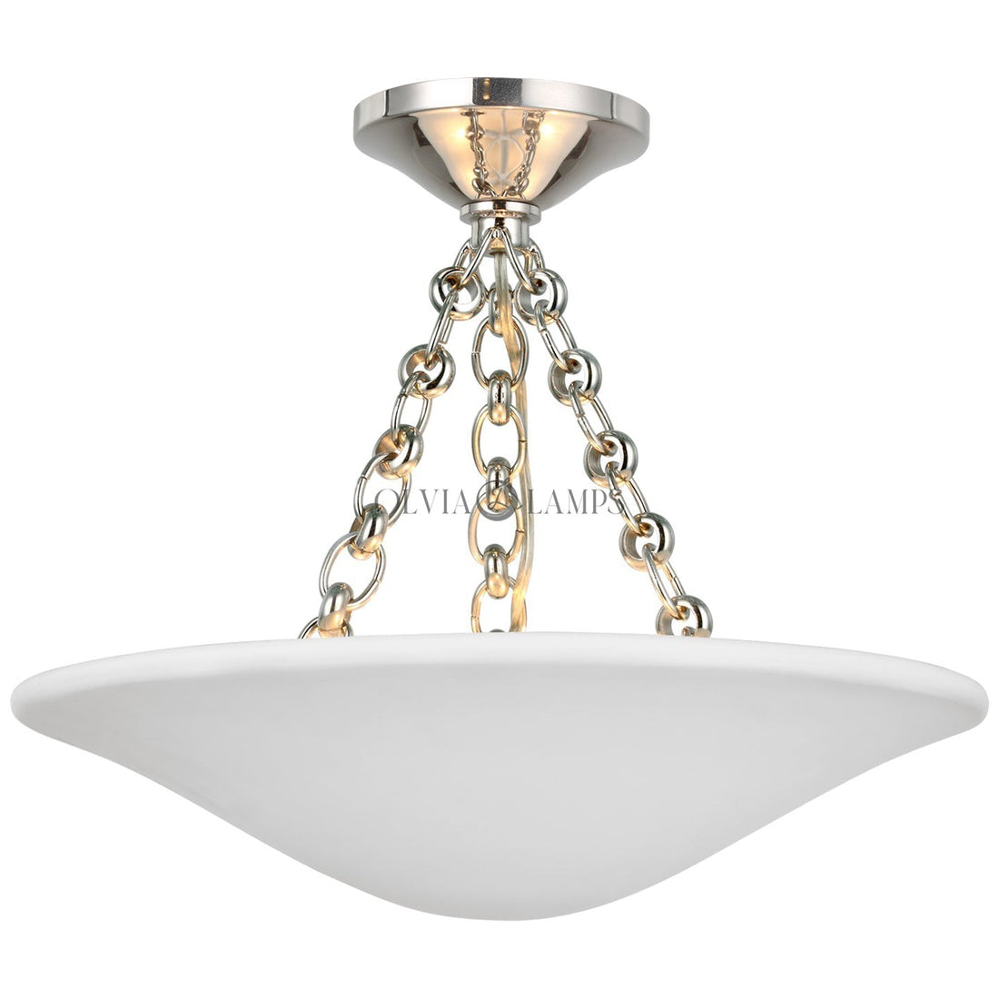 Mollino 16" Semi Flush Mount