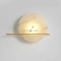 Alabaster Round Wall Sconce Lighting