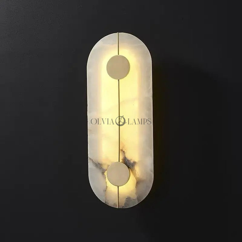 Alabaster Wall Sconce For Bedroom