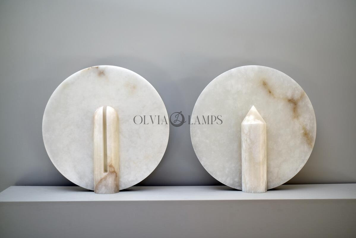 Clyde Alabaster Table Lamp