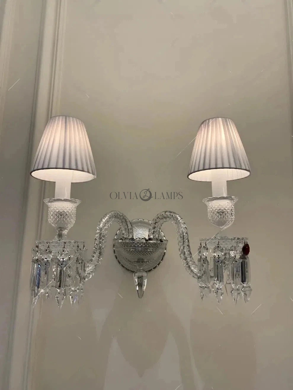 Zenith Baccarat Crystal Wall Sconce