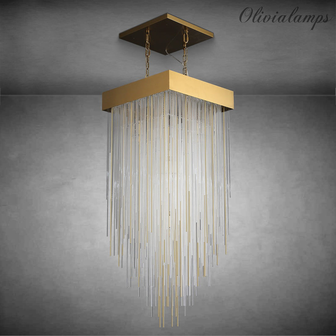 Casa Square Chandelier 30"