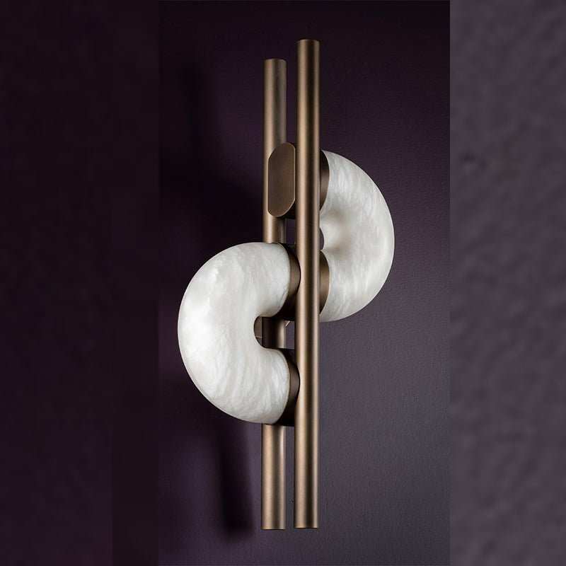 Olivia Arya Alabaster Wall Lamp