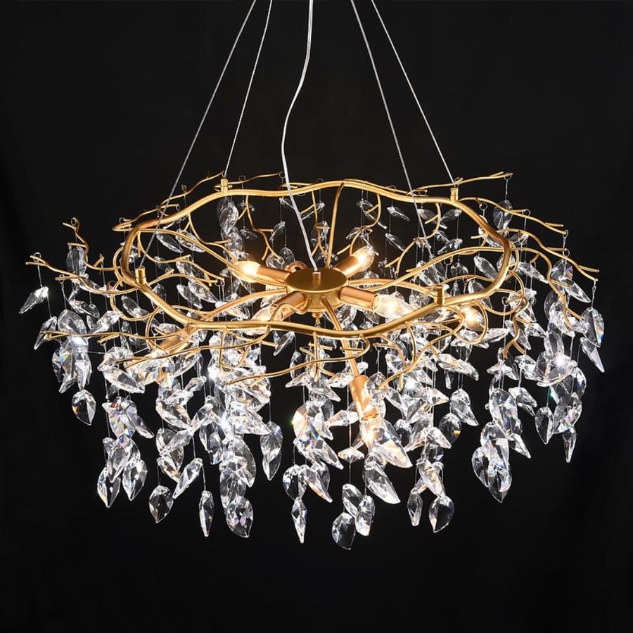 Olivia Doris Round Modern Branch Chandeliers