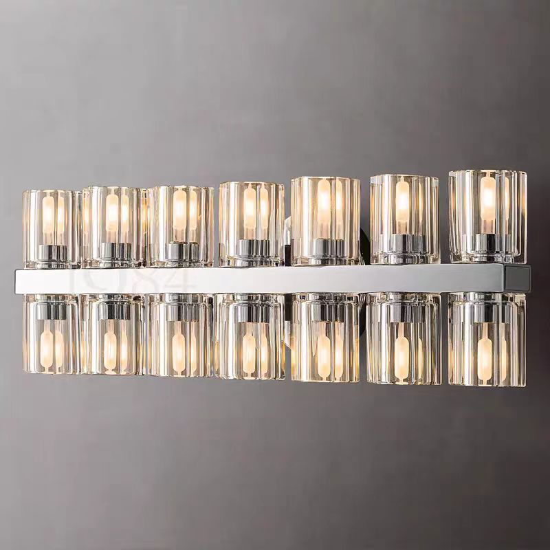 Olivia Arcachon Crystal Wall Sconce 20"W