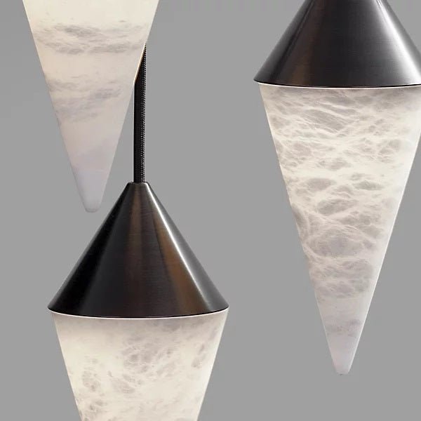 Olivia Conus Alabaster Chandelier