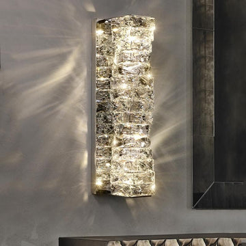 Irregular Crystal Block Wall Sconce