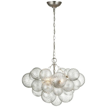 Toska Glass Globe Chandelier, Modern Kitchen Island Pendant Lamp