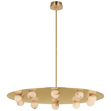 Kelly Wearstler Alabaster Pertica 36" Ten Light Chandelier