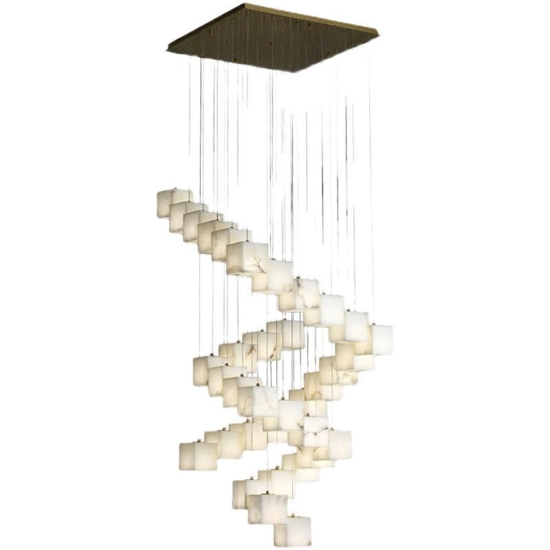 Olivia Kybos Alabaster Chandelier Light