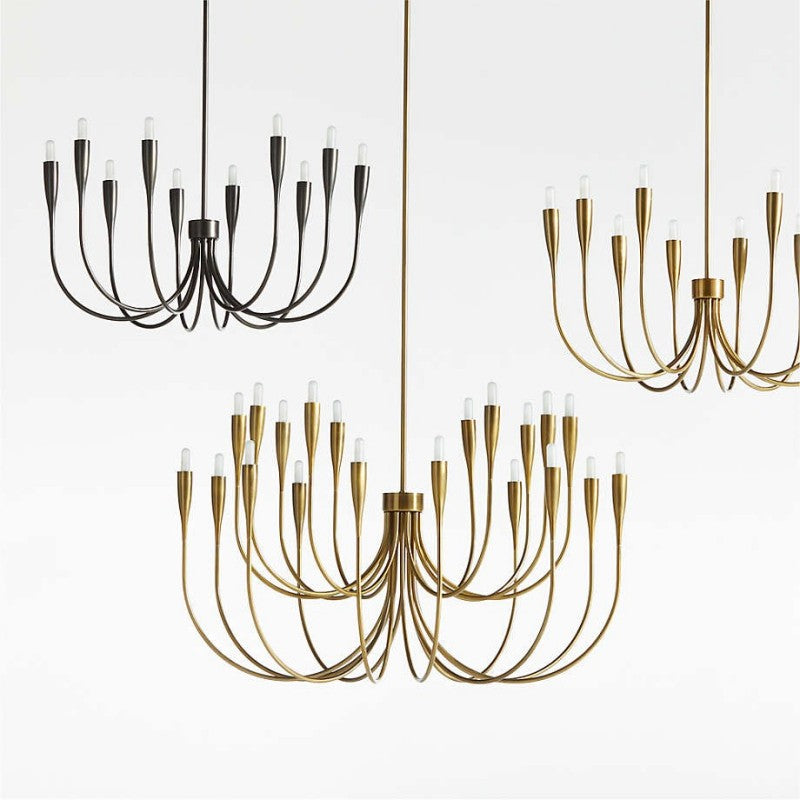 Curve Candelabra Chandelier