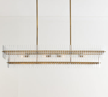 Olivia Molly Crystal Linear Chandelier