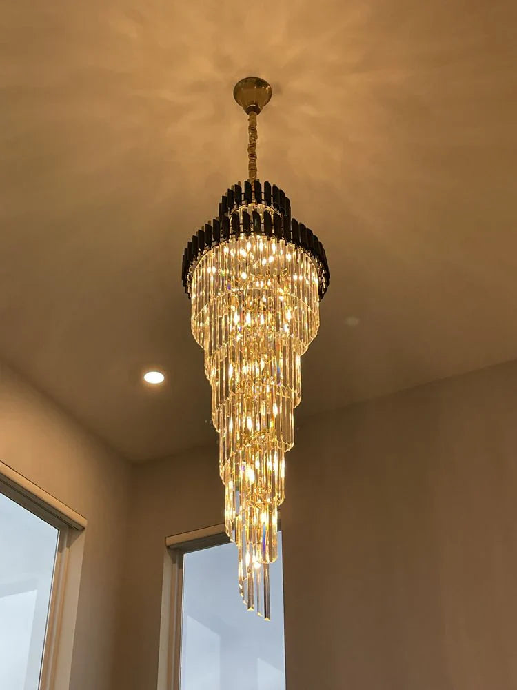 Olivia Cyrus Multiple Tier Crystal Chandelier