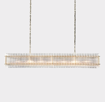 Olivia Marcus  Rectangle Chandelier 72"