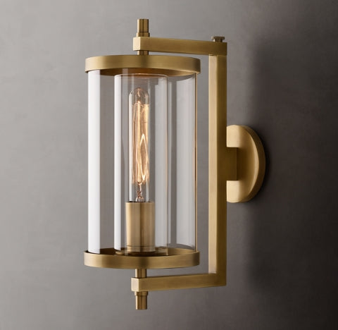 Olivia Devulde Round Outdoor Sconce 16"