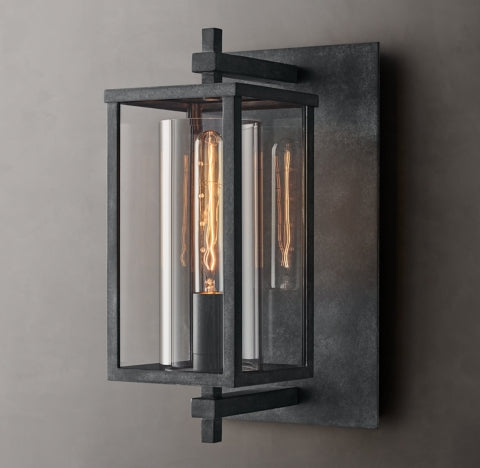 Olivia Devulde Square Outdoor Sconce 16"H